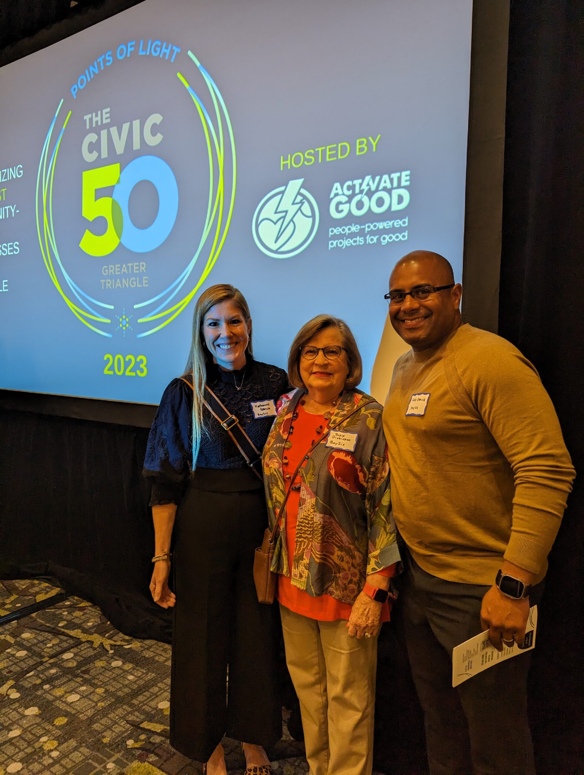 BaySix Honored With a Civic 50 Greater Triangle Award