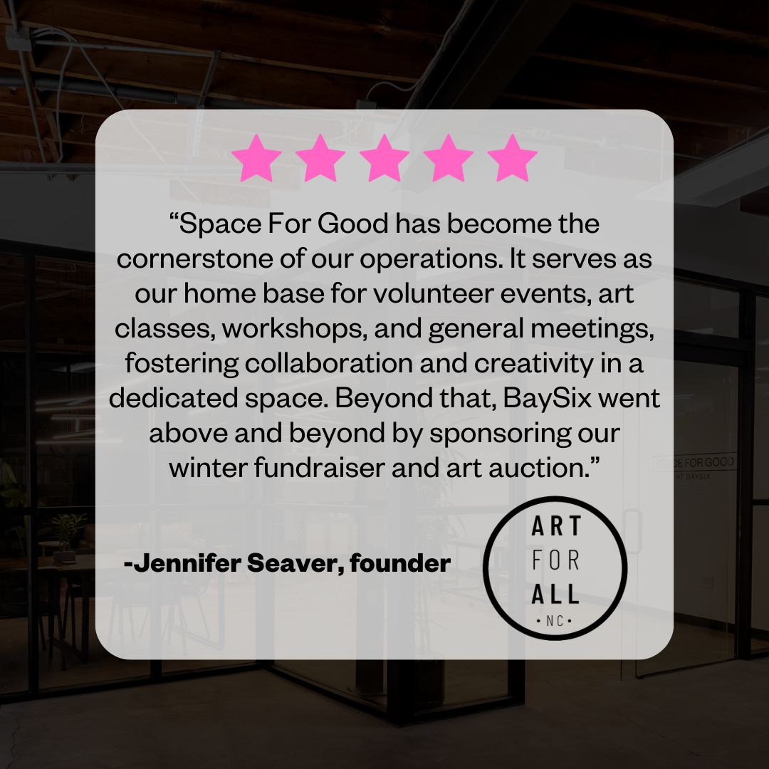 BaySix Art for All Testimonial Jennifer Seaver