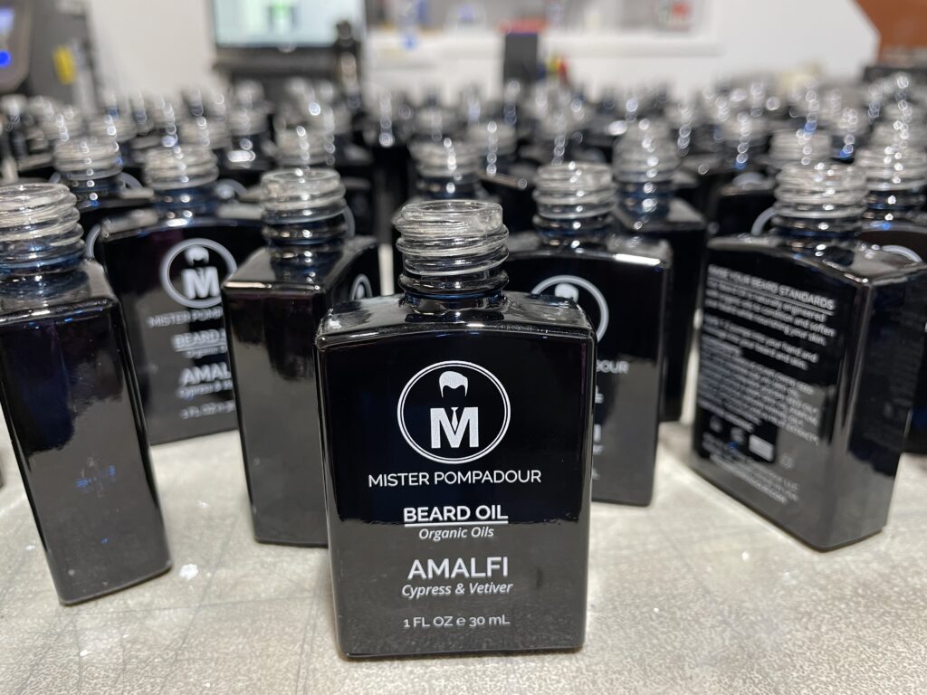 Mister Pompadour Beard Oil Bottle High Volume 